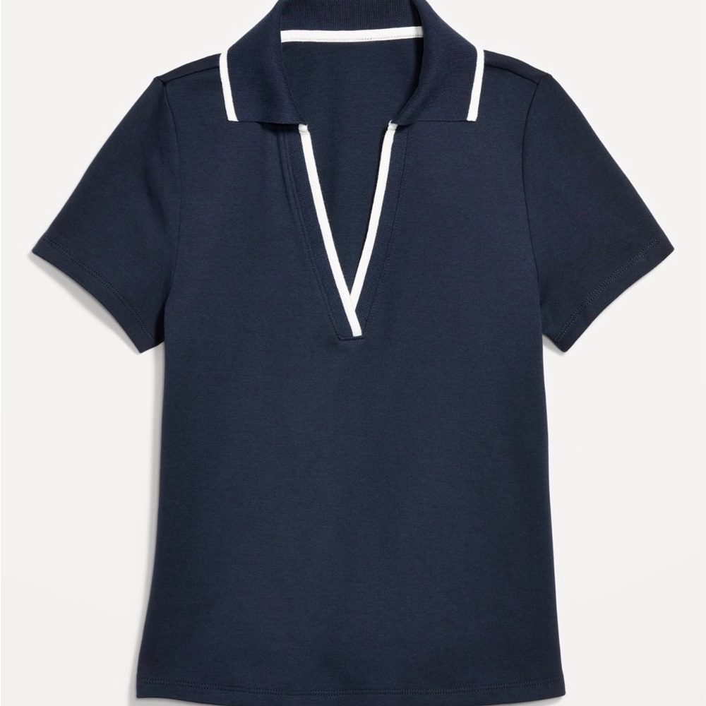 Old Navy Navy Blue Short Sleeve Polo Tee